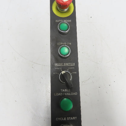 Panasonic PerformArc Series Robotic Welder Control Pushbutton Panel W/ E-stop