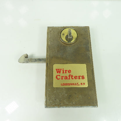 Wire Crafters Hinged Sliding Door Lock
