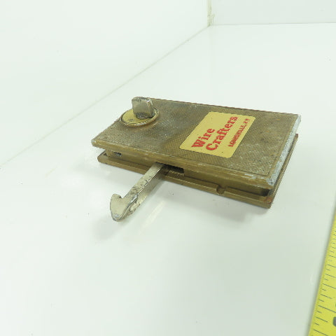 Wire Crafters Hinged Sliding Door Lock