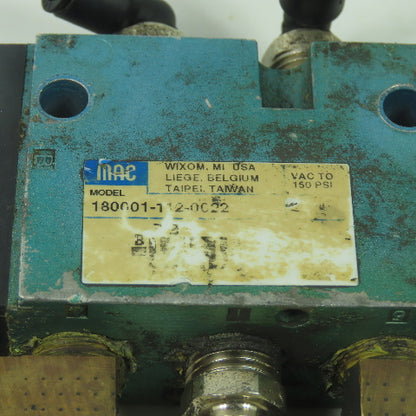 MAC 180001-112-0022 Pneumatic Solenoid Valve 1/4" NPT 150PSI
