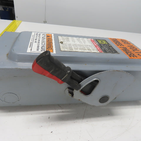 Square D HU361 30A Non-Fusible Heavy Duty Safety Disconnect Switch 600V AC Type1