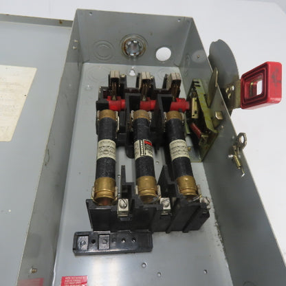 General Electric 60A Heavy Duty Safety Disconnect Switch 600V AC Fusible