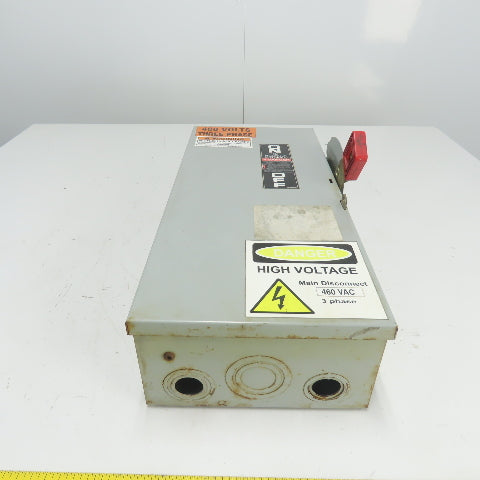 General Electric 60A Heavy Duty Safety Disconnect Switch 600V AC Fusible