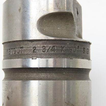 Metcut 2-3/4" Diam. 90° Counterbore 6 Flute Radial Drive Quick Change Cutter