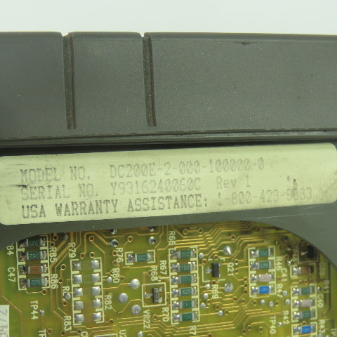 Honeywell DC200E-2-000-100000-0 Mini-Pro Digital Temperature Controller Rev 1