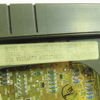 Honeywell DC200E-2-21A-100000-0 Mini-Pro Digital Temperature Controller Rev 1