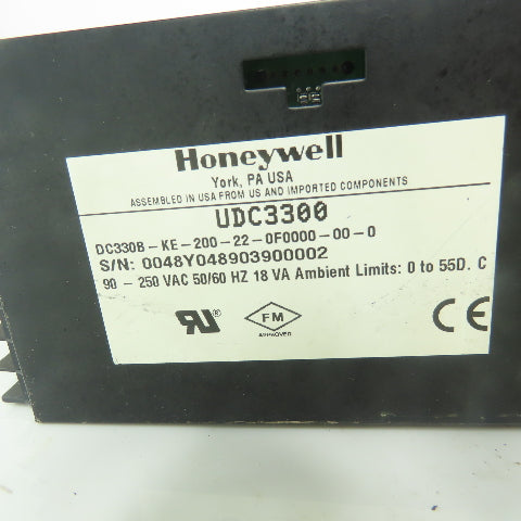 Honeywell DC330B-KE-200-22-0F0000-00-0 UDC3300 Digital Temperature Controller