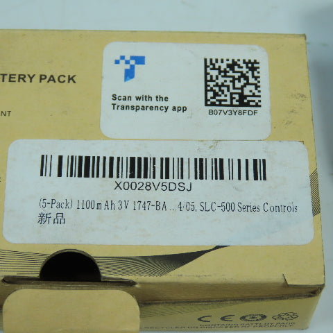 Elxjar Allen Bradley 1747-BA 1100m AH PLC Battery 3V 4/05 SLC 500 Pack Of 3