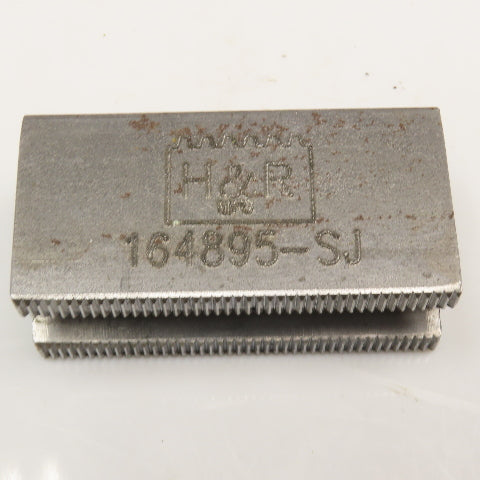 H&R Manf. 164895-SJ 2-1/2" x 1" x 1-1/4" Steel Serrated Lathe Chuck Jaw Lot/3
