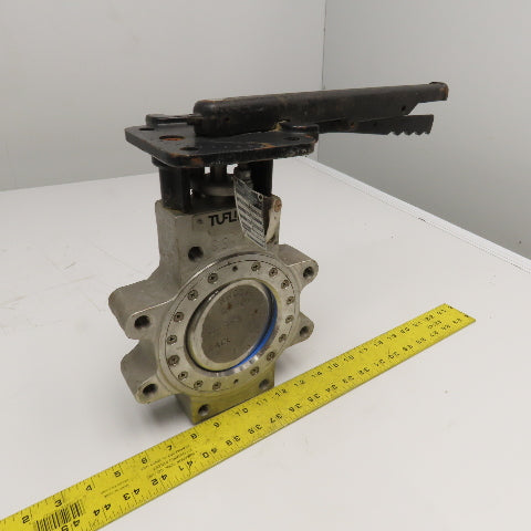 Tufline 821 ST2 4" Stainless Steel Butterfly Valve 100PSI 450°F