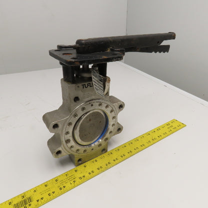 Tufline 821 ST2 4" Stainless Steel Butterfly Valve 100PSI 450°F
