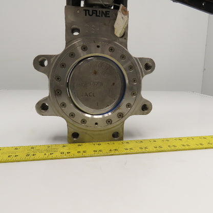 Tufline 821 ST2 4" Stainless Steel Butterfly Valve 100PSI 450°F