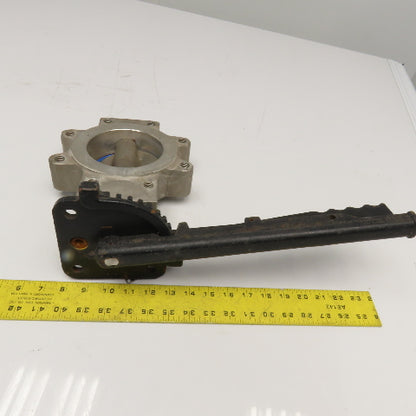 Tufline 821 ST2 4" Stainless Steel Butterfly Valve 100PSI 450°F