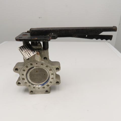Tufline 821 ST2 4" Stainless Steel Butterfly Valve 100PSI 450°F