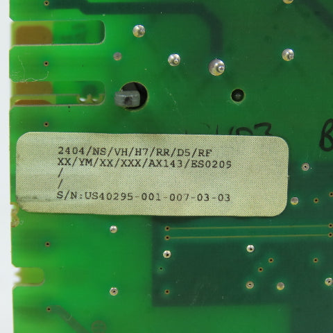 Eurotherm 2404 2404/NS/VH/H7/RR/D5/RF/XX/YM/XX/XXX/AX143/ES020S Temp Controller