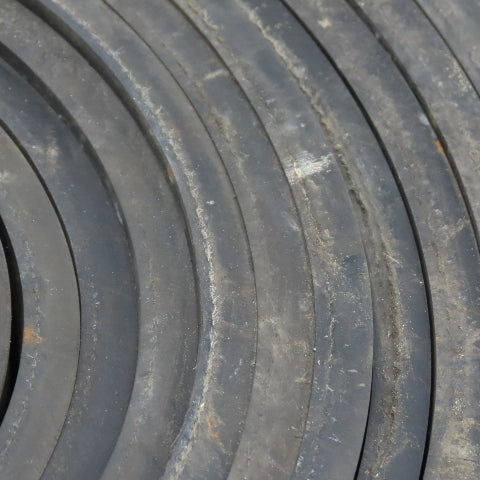 30' Long x 6" Wide Bucket Elevator Conveyor Rubber Belt W/ Holes 8" Centers