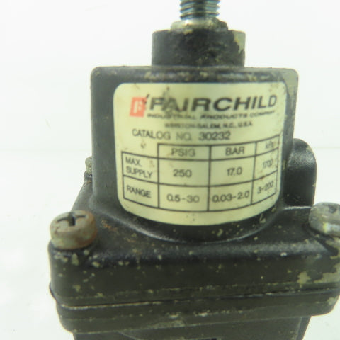 Fairchild 30232 Pneumatic Pressure Regulator 250PSIG 1/4" NPT