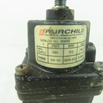Fairchild 30232 Pneumatic Pressure Regulator 250PSIG 1/4" NPT