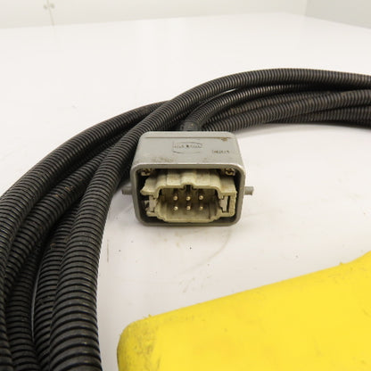 Schneider 25' Long 2-Push Button Hand-Held Hoist Pendant Up-Down W/Harting Plug