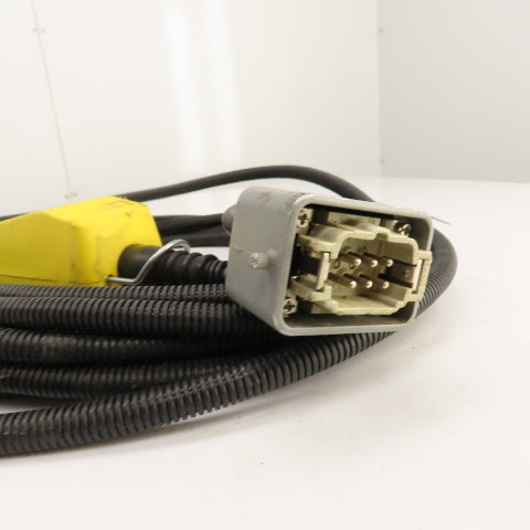 Schneider 25' Long 2-Push Button Hand-Held Hoist Pendant Up-Down W/Harting Plug