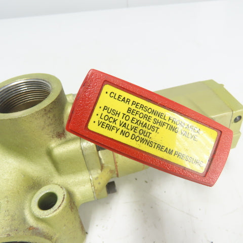 Ross 2773A8082 Pneumatic Lock Out Valve 1-10Bar 110/120V Coil
