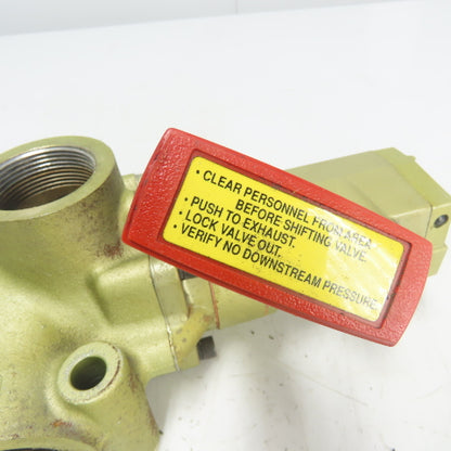 Ross 2773A8082 Pneumatic Lock Out Valve 1-10Bar 110/120V Coil