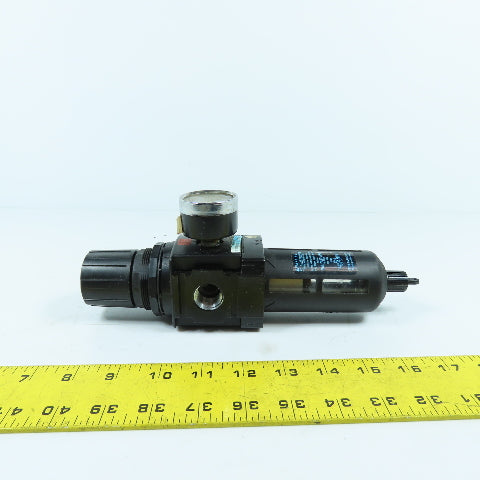 Wilkerson B18-04-FKG0 Compressed Air Filter Regulator 0-125PSIG 1/2" NPT