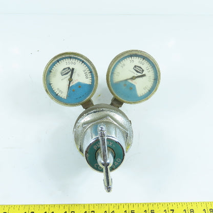 Purox CGA-540 R-206 Oxygen Regulator W/ Gauges