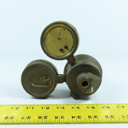 Purox CGA-540 R-206 Oxygen Regulator W/ Gauges