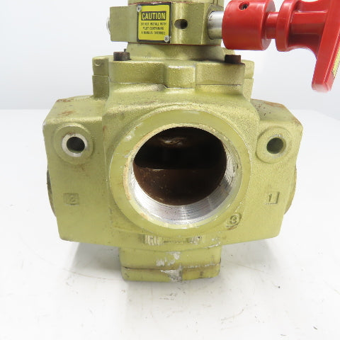 Ross 2773A9082 Style 2-1/2" NPT Directional Control Poppet Valve 110/120V Coil