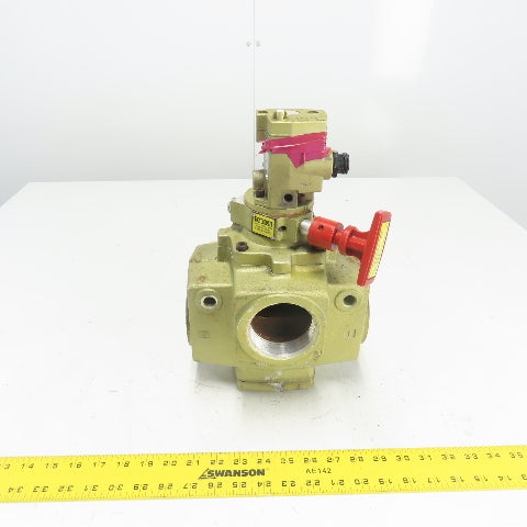 Ross 2773A9082 Style 2-1/2" NPT Directional Control Poppet Valve 110/120V Coil