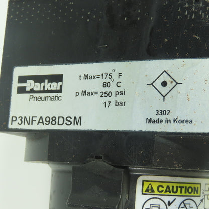 Parker P3NFA98DSM Coalescing Filter 1" NPT 250PSI