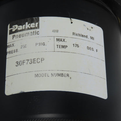 Parker 30F73ECP Pneumatic Filter 250PSI 1-1/2" NPT
