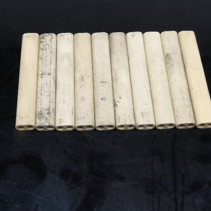 3/16" Rod Twin Bore Thermocouple Ceramic Sheath 3" OAL Lot Of 10