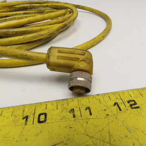 Lumberg RKWT 4 U-689/15F 250V 4 Position Right Angle Connector Flying Lead 15'