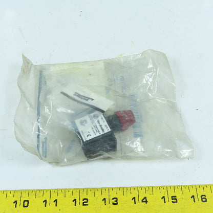 Allen Bradley 800L-18C10R Ser A 18mm Red Indicator Light Incandescent 120VAC NEW