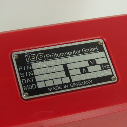 IBG Prufcomputer 29203-160 Encircling Coil 25HZ-25KHZ 160mm
