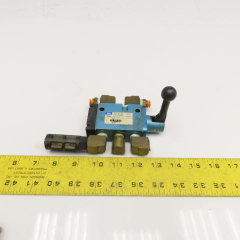 MAC 180001-112-0021 5/2 Position Manual Pneumatic Spool Valve 1/4" NPT