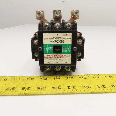 Matsushita FC-35 Green Power Magnetic Contactor 200/220V Coil 600V 18.5kW