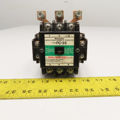 Matsushita FC-35 Green Power Magnetic Contactor 200/220V Coil 600V 18.5kW