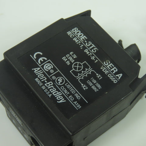 Allen Bradley 800E-3TL5X11L Transformer Module W/ Latch 110/120V