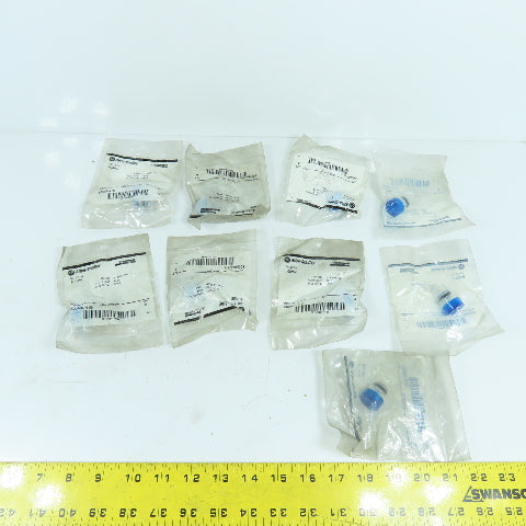 Allen Bradley 800MR-N1B 22mm Blue Pilot Light Cover Lot Of 9 New