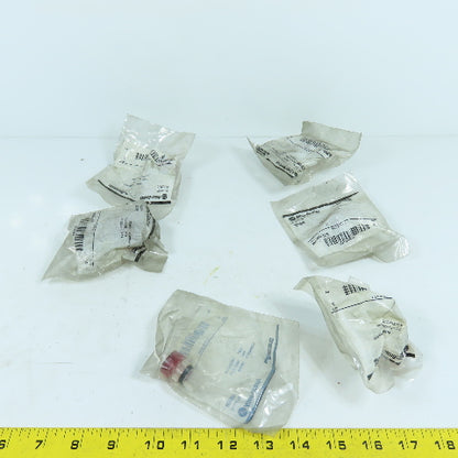 Allen Bradley 800MR-N1R 22mm Red Pilot Light Cover Lot Of 6 New