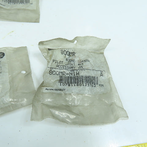 Allen Bradley 800MR-N1W 22mm Red Pilot Light Cover Lot Of 7 New
