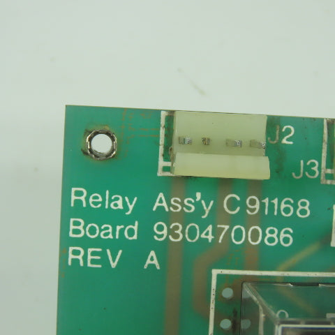 C 91168 Relay Assembly Circuit Board Rev A 930470086