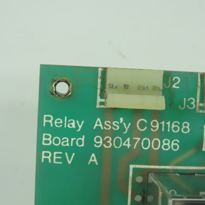 C 91168 Relay Assembly Circuit Board Rev A 930470086