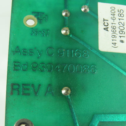 C 91168 Relay Assembly Circuit Board Rev A 930470086