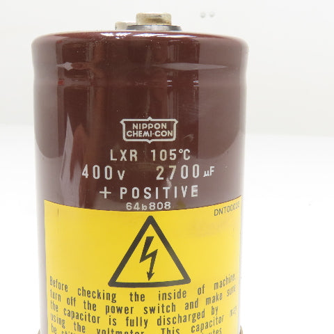 Nippon Chemi-Con 64B808 LXR 105°C 400V 2700uF Capacitor From Panasonic Robot