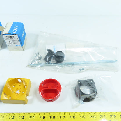 Baco 222104 50A 600VAC Disconnect Switch W/ Accessories 222 269 & 222 274 New