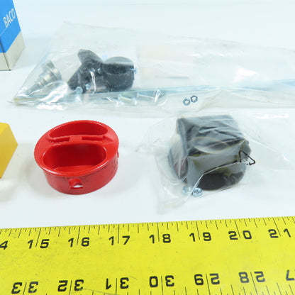 Baco 222104 50A 600VAC Disconnect Switch W/ Accessories 222 269 & 222 274 New